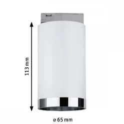 Paulmann 94883 URail Spot Tube GU10 230V Signalweiß RAL 9003