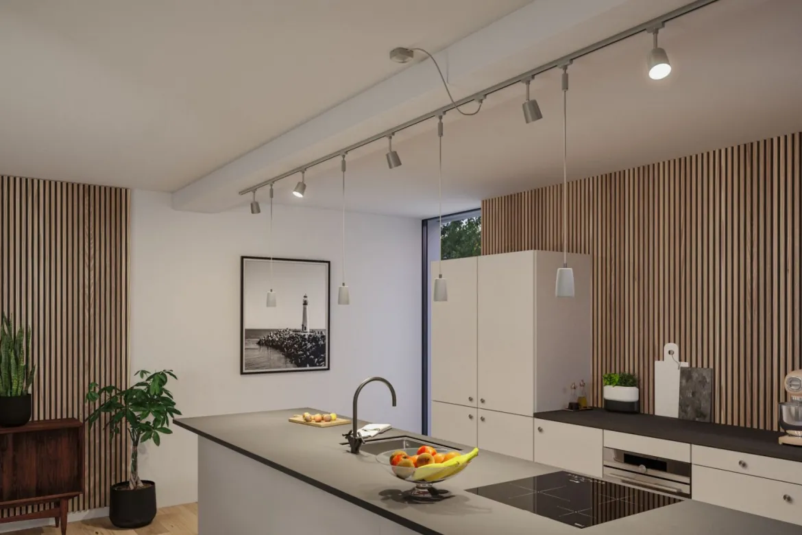 Paulmann 95670 URail Zubehör Smart Home ZigBee Kabel-Einspeisung max. 100W Chrom matt