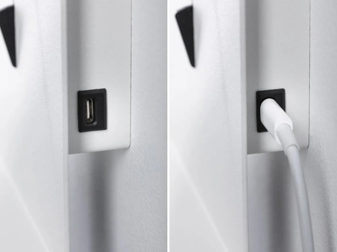 Paulmann 71098 Wandleuchte Malena USB C weiss matt GU10