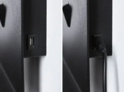 Paulmann 71099 Wandleuchte Malena USB C schwarz matt GU10
