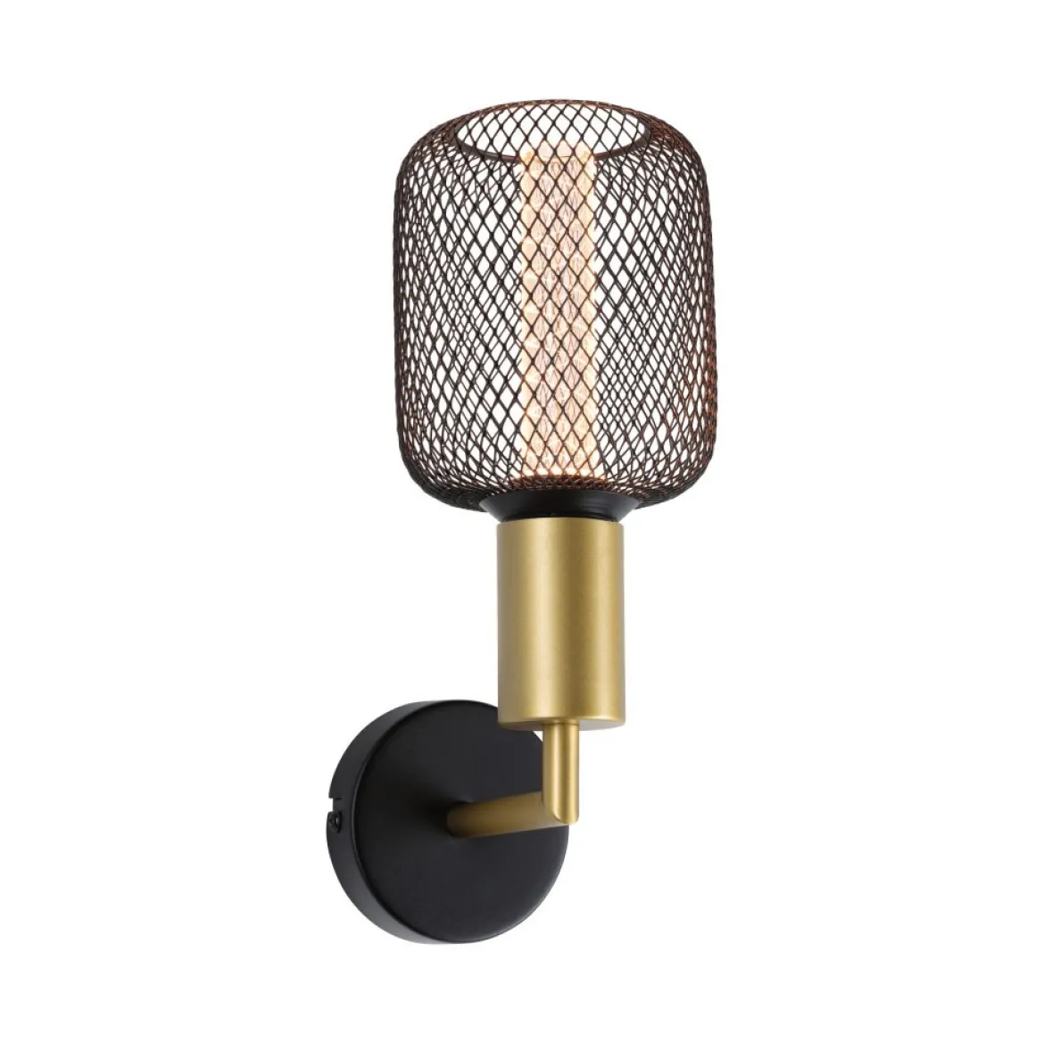 Paulmann 71137 Wandleuchte Ravi E27 schwarz matt gold IP44