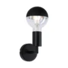 Paulmann 71139 Wandleuchte Ravi E27 schwarz matt IP44