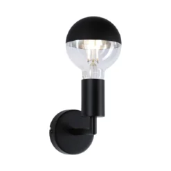 Paulmann 71139 Wandleuchte Ravi E27 schwarz matt IP44