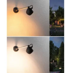 Paulmann 94772 Zigbee LED Außenwandleuchte Kikolo insektenfreundlich Anthrazit 230V