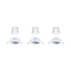 Paulmann 92463 Zigbee LED Einbauleuchte Base Coin Basisset Weiß 3000K