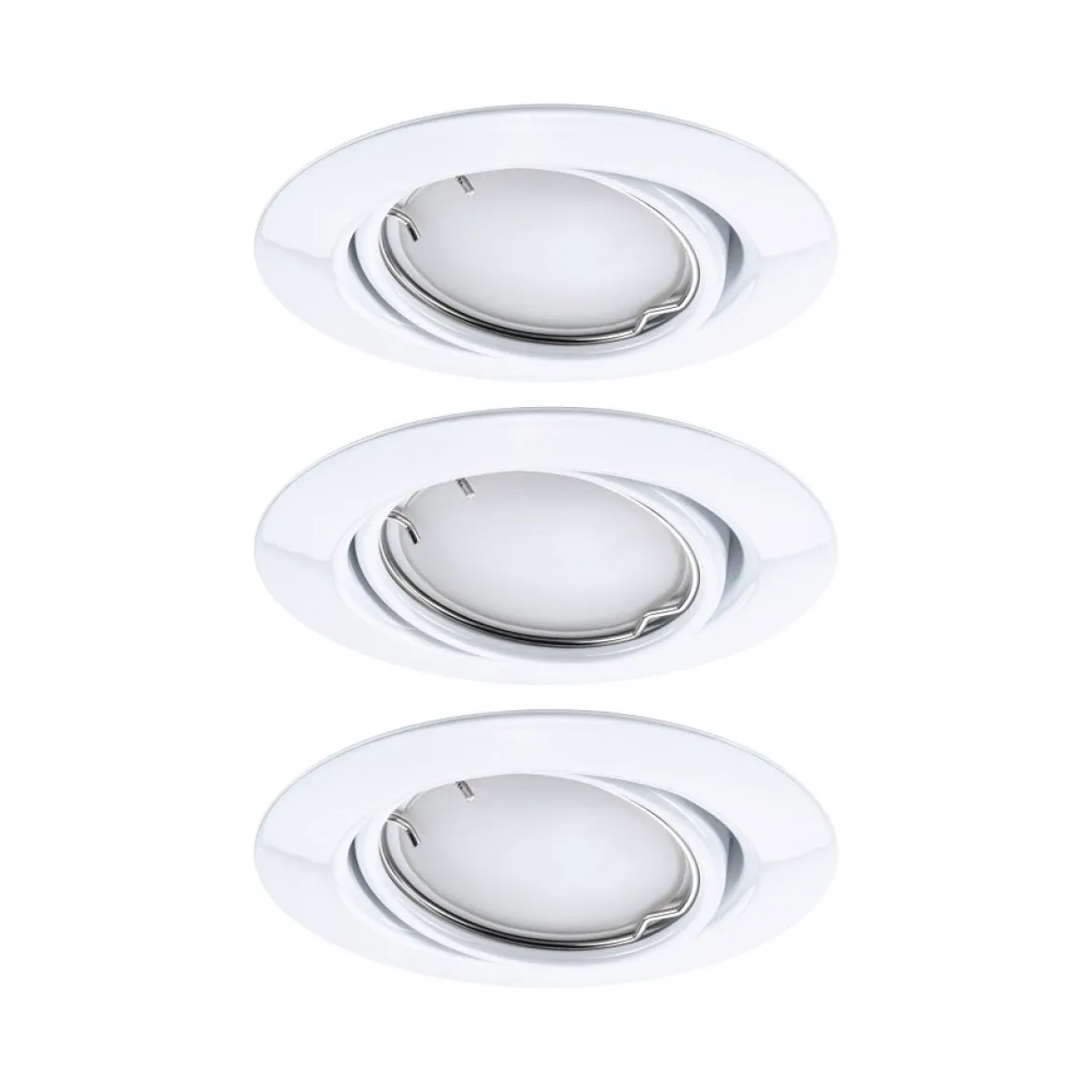 Paulmann 92466 Zigbee LED Einbauleuchte Base Coin Basisset RGBW 3000K Weiß