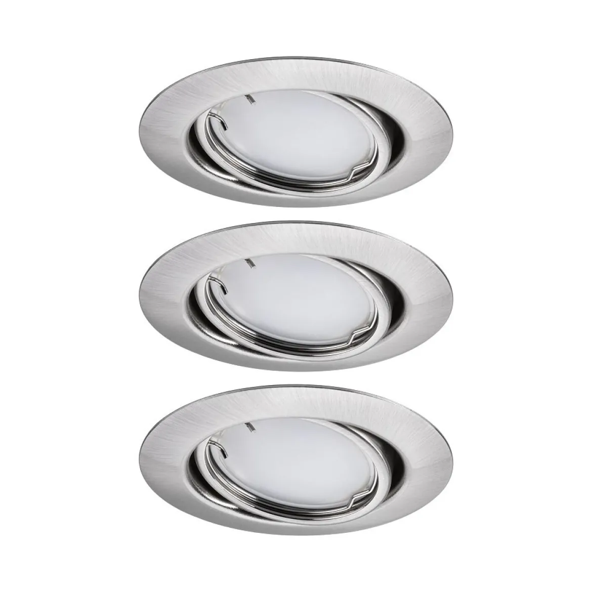 Paulmann 92467 Zigbee LED Einbauleuchte Base Coin Basisset RGBW Eisen 3000K