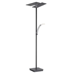 Paul Neuhaus 687-13 ARTUR LED Stehleuchte anthrazit mit Lesearm dimmbar