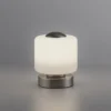 Paul Neuhaus 4037-55 Bota Tischleuchte silberfarben rund Touchdimmer