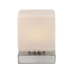 Paul Neuhaus 4036-55 Dadoa Tischleuchte silberfarbig Touchdimmer