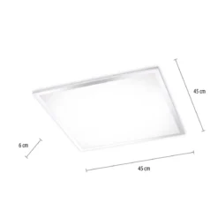 Paul Neuhaus 8111-17 FLAG LED-Panel quadratisch 45x45cm chrom CCT IP44