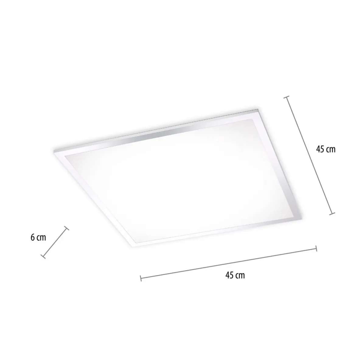 Paul Neuhaus 8111-17 FLAG LED-Panel quadratisch 45x45cm chrom CCT IP44