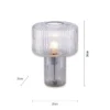 Paul Neuhaus 4092-00 Fungus Tischleuchte transparent