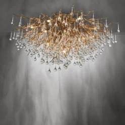 Paul Neuhaus 8092-11 ICICLE Deckenleuchte altmessing 14-flammig G9