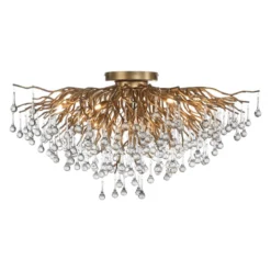 Paul Neuhaus 8092-11 ICICLE Deckenleuchte altmessing 14-flammig G9