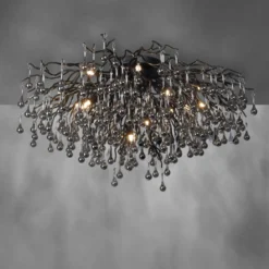 Paul Neuhaus 8092-18 ICICLE Deckenleuchte schwarz 14-flammig G9