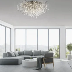 Paul Neuhaus 8092-55 ICICLE Deckenleuchte stahl 14-flammig G9