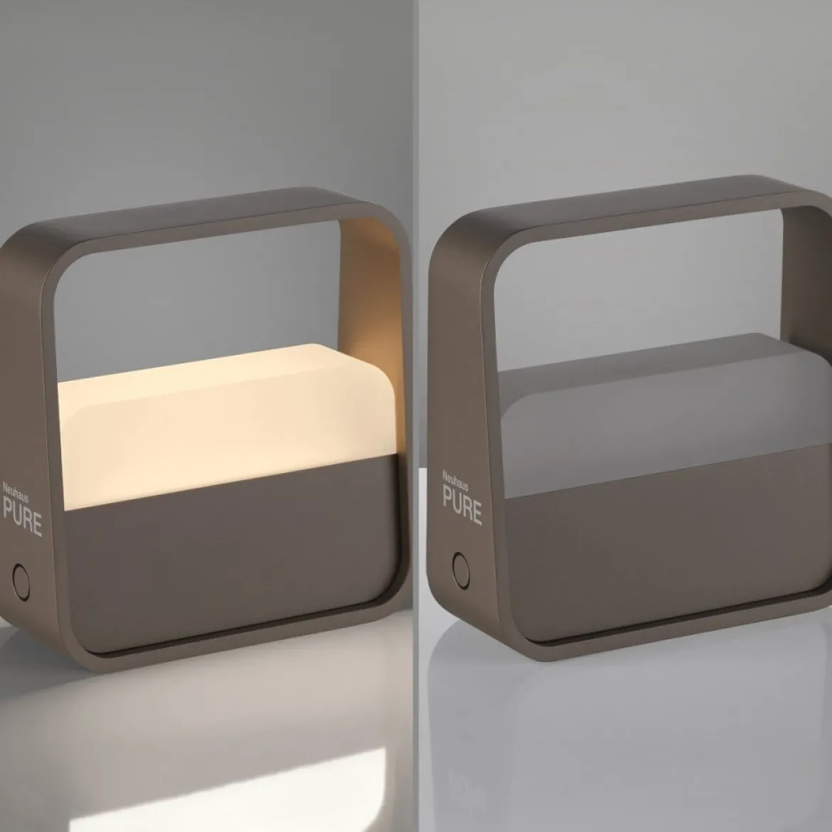 Paul Neuhaus 4055-97 LED Akku Tischleuchte PURE Go bronce dimmbar