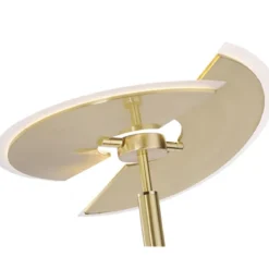Paul Neuhaus 673-60 LED Deckenfluter messingfarben Lesearm CCT mit Memoryfunktion