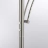 Paul Neuhaus 655-55 LED Deckenfluter mit Leseleuchte stahlfarben Dimmfunktion