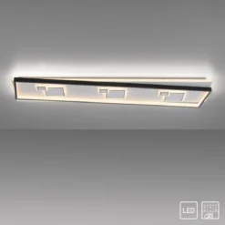 Paul Neuhaus 6391-16 LED Deckenleuchte rechteckig schwarz weiß 3000K