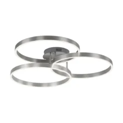 Paul Neuhaus 6233-55 LED Deckenleuchte Paan silberfarbig rund CCT