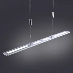 Paul Neuhaus 2565-95 LED Pendelleuchte aluminiumfarben höhenverstellbar dimmbar