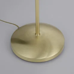 Paul Neuhaus 400-60 LED Stehleuchte messing matt Opalglas Touchdimmer 3000K