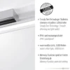 Paul Neuhaus 9107-17 LED Wandleuchte schmal chrom transparent 60cm 3000K IP44