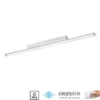 Paul Neuhaus 9108-17 LED Wandleuchte schmal chrom transparent 80cm 3000K IP44