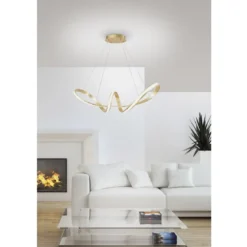 Paul Neuhaus 8291-12 MELINDA 57 Pendelleuchte gold