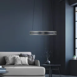 Paul Neuhaus 2550-15 Neuhaus PURE E-Loop LED Pendelleuchte mystic grey 2700-5000 K