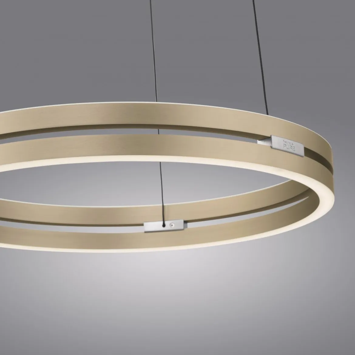 Paul Neuhaus 2550-60 Neuhaus PURE E-Loop LED Pendelleuchte ivory gold 2700-5000 K