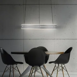 Paul Neuhaus 2550-95 Neuhaus PURE E-Loop LED Pendelleuchte stone (alu) 2700-5000 K