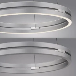 Paul Neuhaus 2550-95 Neuhaus PURE E-Loop LED Pendelleuchte stone (alu) 2700-5000 K