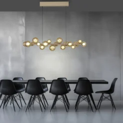 Paul Neuhaus 2557-97 Neuhaus PURE E-Popup LED Pendelleuchte bronce 2700-5000 K