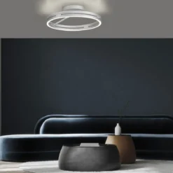 Paul Neuhaus 6552-95 Neuhaus PURE Loop LED Deckenleuchte stone (alu) 2700-5000 K