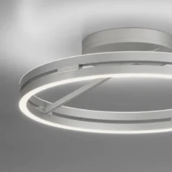 Paul Neuhaus 6552-95 Neuhaus PURE Loop LED Deckenleuchte stone (alu) 2700-5000 K