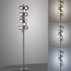 Paul Neuhaus 557-15 Neuhaus PURE Popup LED Stehleuchte platin (grau)