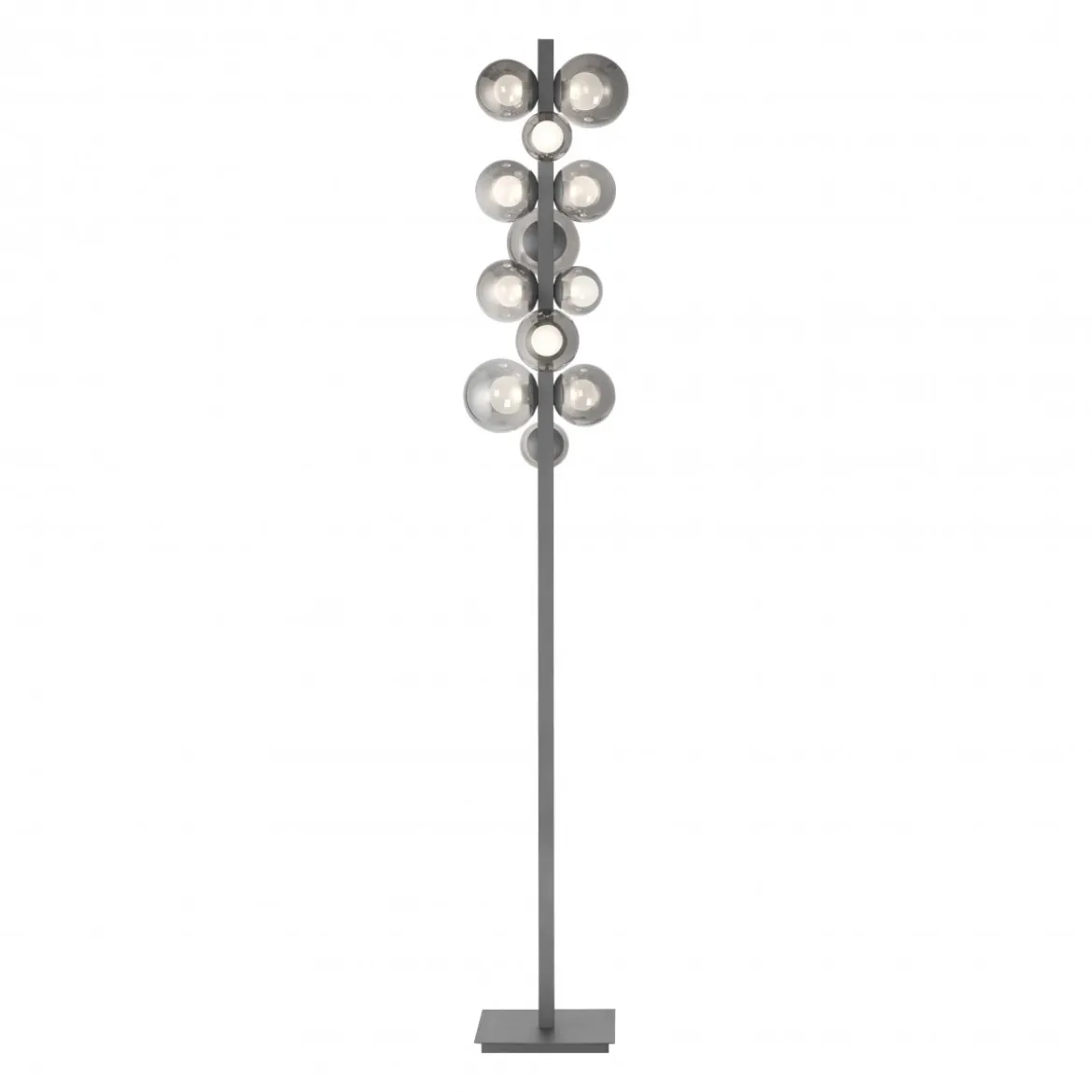 Paul Neuhaus 557-15 Neuhaus PURE Popup LED Stehleuchte platin (grau)