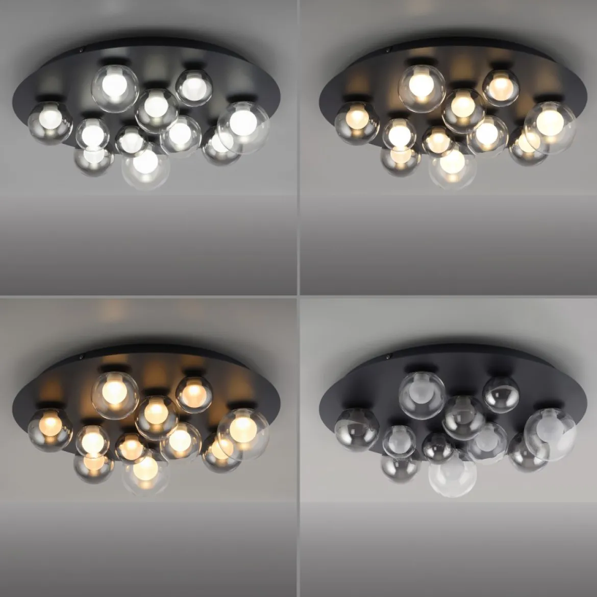 Paul Neuhaus 6588-15 Neuhaus PURE Popup LED Deckenleuchte mystic grey