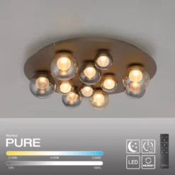 Paul Neuhaus 6588-97 Neuhaus PURE Popup LED Deckenleuchte bronce