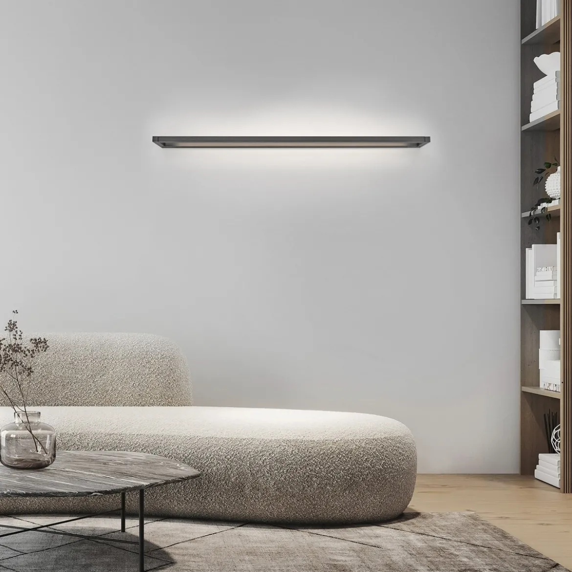 Paul Neuhaus 9114-15 Neuhaus PURE Puro LED Wandleuchte platin 3000K