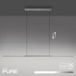 Paul Neuhaus 2302-15 Neuhaus PURE Surface LED Pendelleuchte platin(grau)  3000 K
