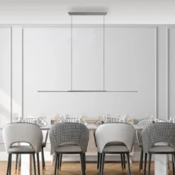 Paul Neuhaus 2301-15 Neuhaus PURE Surface LED Pendelleuchte platin (grau) 3000K