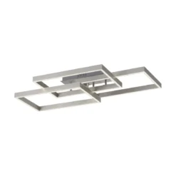 Paul Neuhaus 6232-55 Paan LED Deckenleuchte silberfarbig eckig CCT