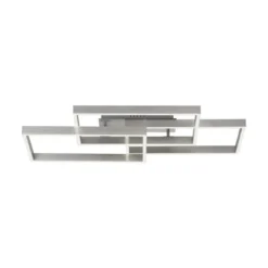 Paul Neuhaus 6232-55 Paan LED Deckenleuchte silberfarbig eckig CCT