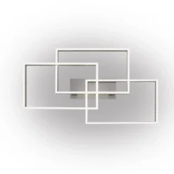 Paul Neuhaus 6232-55 Paan LED Deckenleuchte silberfarbig eckig CCT