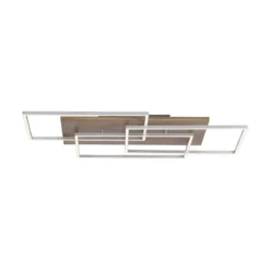 Paul Neuhaus 8330-79 PALMA Deckenleuchte Holzdekor eckig