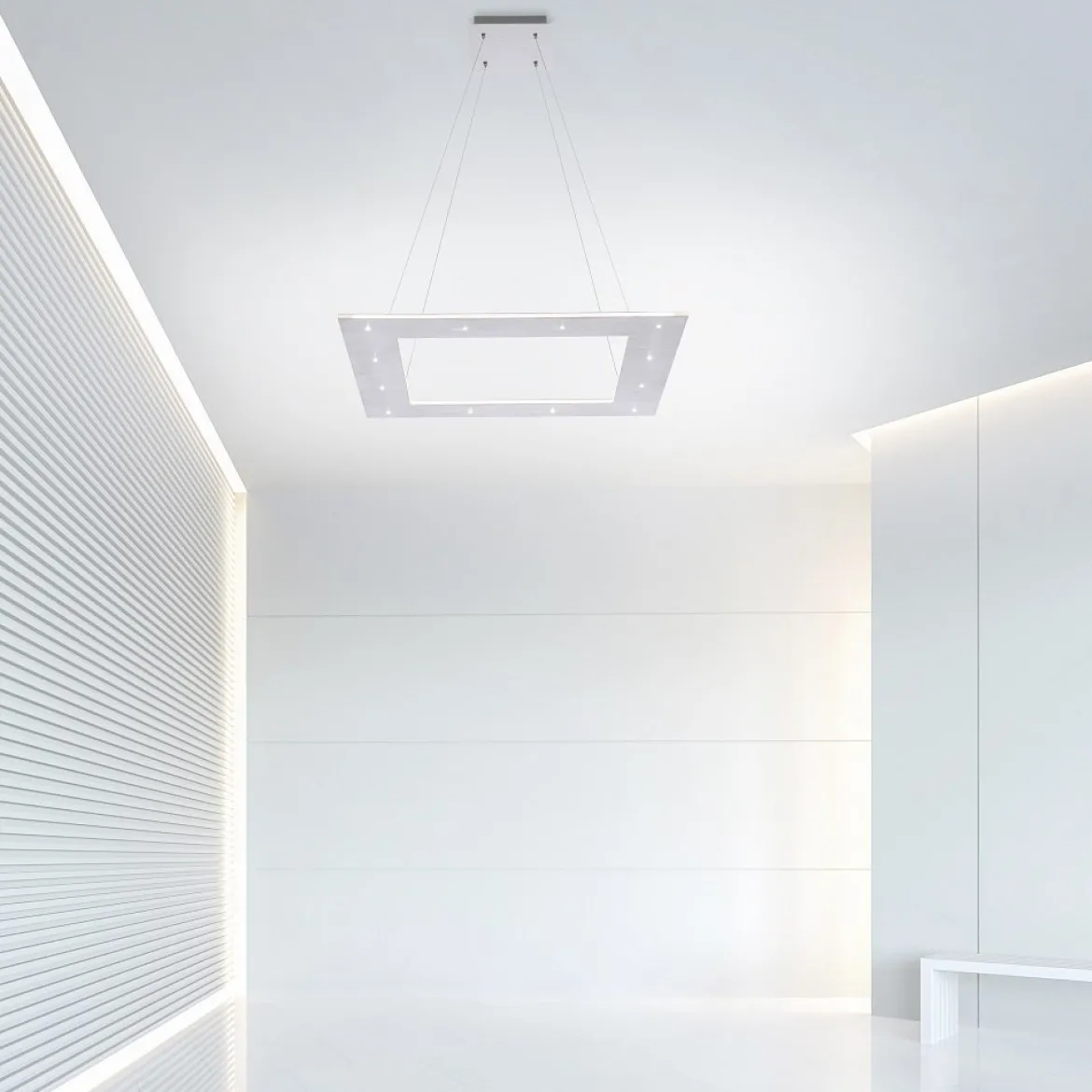 Paul Neuhaus 2535-95 PURE-COSMO LED Pendelleuchte aluminium CCT